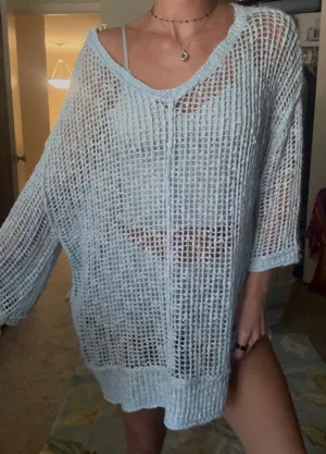 Amazing Lace Crochet Cover Up thumbnail 5