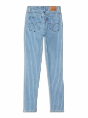 Levi's 721 High Rise Skinny Striped Women's Jeans in sapphire stripe 26 thumbnail 2