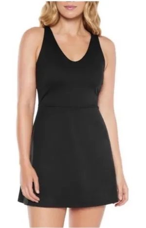 GapFit Athletic‎ Tank Dress Black Built In Shorts Large thumbnail 1