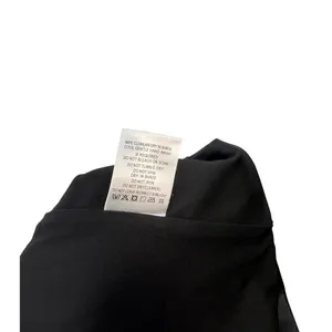 Babyboo Faux Leather Strapless Bodycon Mini Dress Matte Black Size XS thumbnail 8