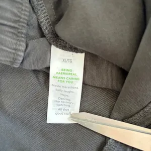Aerie Charcoal Grey Cotton Lyocell High Waisted Shorts‎ XL Momcore Minimalist thumbnail 4