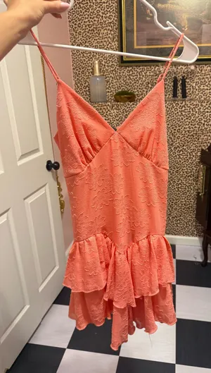 Summer dress peach colored from target never worn thumbnail 1