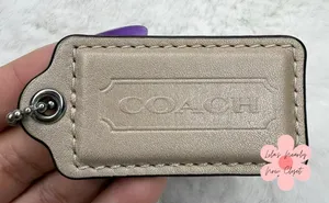 2" COACH Fob Bag Charm Hang tag Hangtag thumbnail 1