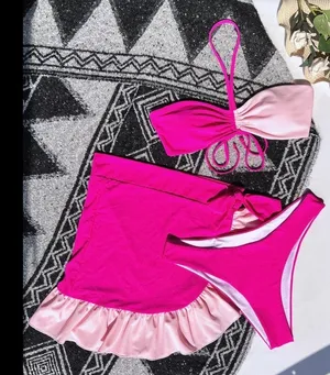 Boutique Colorblock three pieces set pink thumbnail 4