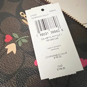coach Nolita 19 In Signature Canvas With Heart Petal Print c7659 thumbnail 11