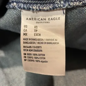 American Eagle Outfitters- Chambray Denim Full Button Down Shirt- Size XS thumbnail 7
