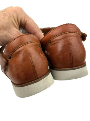 *Cobb Hill Laci Fisherman Comfort Mary Jane Shoe Women 8.5 Brown Leather T-Strap thumbnail 4