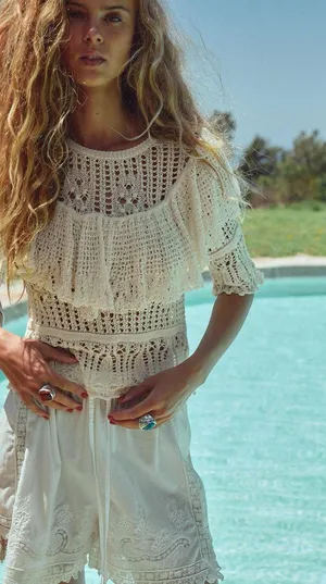 Bohemian Crochet Top thumbnail 2