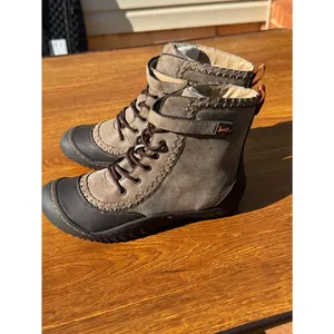 Jambu Women’s Size 7M Faux Fur Lined Ankle Boots Gray Brown Comfort thumbnail 4
