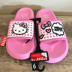 NEW Sanrio Hello Kitty Pastel Pink Slide Sandals Women’s Size 9 thumbnail 1