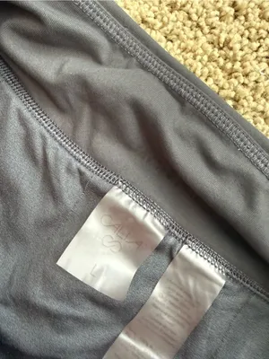 CALIA by Carrie Underwood Charcoal Gray Layered Athletic Shorts thumbnail 2