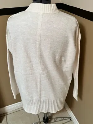Free People Phoebe Pullover XS oversized boxy tunic style soft lg sleeve thumbnail 4
