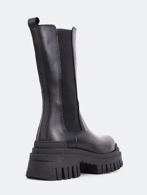 L’intervalle Edmonton Black Leather Boots thumbnail 3