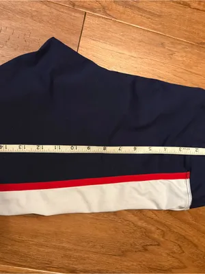 FILA Men’s Navy, White & Red Swim Rash Shorts thumbnail 5