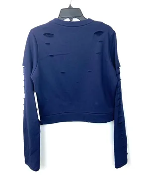 Alo Ripped Warrior Long Sleeve Top Lg thumbnail 4