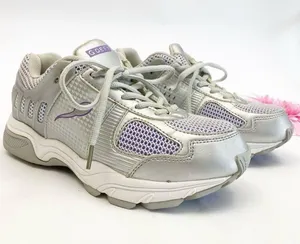 G-Defy Gravity Defyer Athletic Running Walking Shoes Sneakers: Grey/Purple/White thumbnail 1
