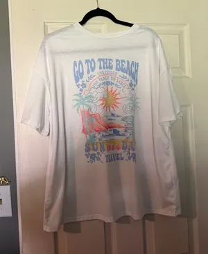 Shein Graphic Tee Oversized thumbnail 1