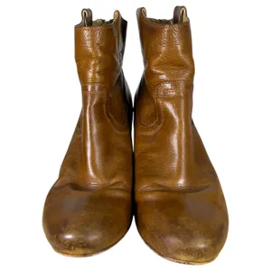 Frye 3470656-COG Carson Wedge Ankle Booties Cognac Brown Size 9.5 thumbnail 2