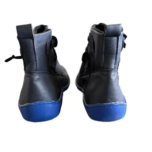 Verugu Women Dark Grey Western Cowboy‎ Low Heel Bootie Ankle Boots Rustic Chic thumbnail 6