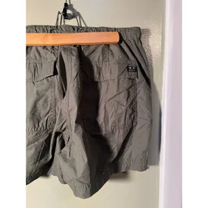Unionbay Women's Size Large Luca Kale Parachute Shorts Dark Green Cotton Nylon thumbnail 9