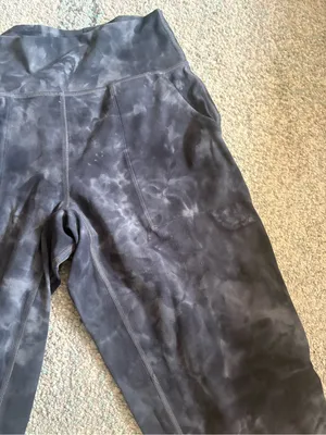 Lululemon Tie-Dye Jogger Pants in Charcoal thumbnail 3