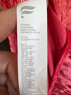 NWT Fabletics Crushed Velour Zip Front Hoodie Strawberry Size 4X thumbnail 9