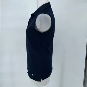 Nike Golf Tour Performance Polo in Navy Blues Sleeveless Shirt size Small thumbnail 6