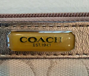 Coach | Gold Signature C Wristlet Bag. thumbnail 2