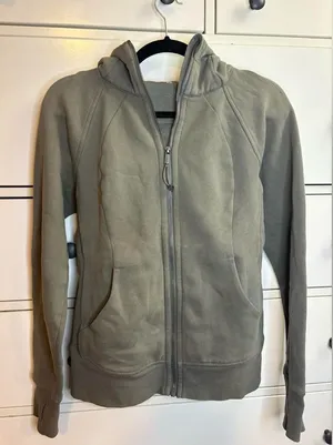 Lululemon scuba full zip hoodie sweatshirt size 6 thumbnail 1