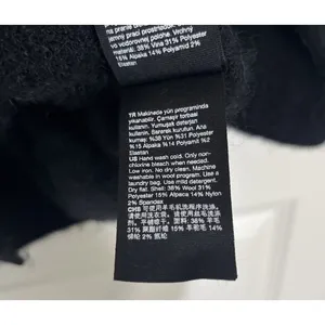 Stockholm Atelier & Other Stories Black Small Collard Knit Cardigan Sweater Wool thumbnail 4