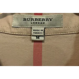 Burberry London Archive Nova Check Button Front‎ Shirt Womens M Cotton Stretch thumbnail 3