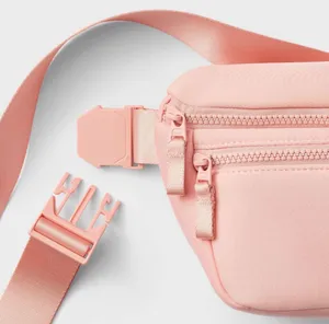 Premium Belt Bag Blush - All In Motion™: Water-Resistant Knit Fanny Pack thumbnail 4