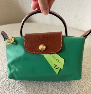 Longchamp Mini Le Pliage Mini Pouch Green  thumbnail 1