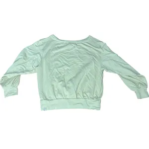 Lululemon Softstreme Perfectly Oversized Cropped Crew Sweatshirt Green Size 2 thumbnail 3