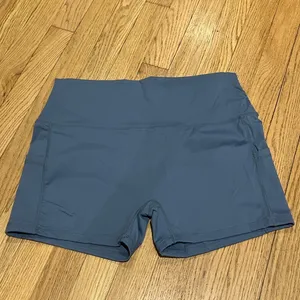 High Waisted Biker Shorts Women Yoga Workout Athletic Gym thumbnail 2