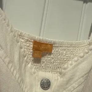 Flying Tomato White Denim Maxi Dress thumbnail 3