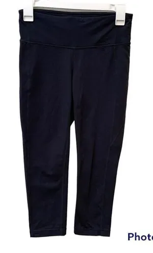 Athleta Blue Revelation Capri Leggings Cropped 921636 Womens Size Small thumbnail 1