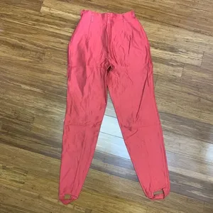 The Limited‎ Pants Womens 4 Coral Pink Stirrup High Waisted Skinny Ankle Vintage thumbnail 3