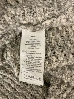 Madewell Gray Wool Blend Sweater Size Medium  thumbnail 7
