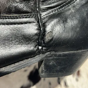 Vintage Real Leather Cowboy Boots Festival Rave‎ Burning Man B22 thumbnail 15