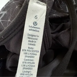 Lululemon Power Y Tank Luon Star Crushed Coal Black Black size 6 thumbnail 7