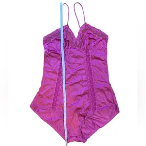 Vintage Coy Medium‎ Pink Bodysuit Made In USA CP thumbnail 4