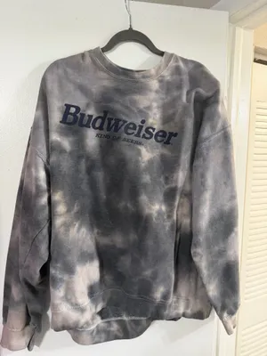 Budweiser King Of Beers Tie-Dye Crew Neck Sweatshirt thumbnail 2