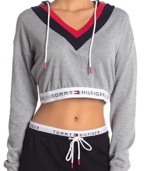 Tommy Hilfiger Cropped Hoodie thumbnail 1