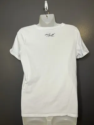 Karl Lagerfeld Paris Shirt Womens Small White Eiffel Tower Graphic Tee Top thumbnail 5