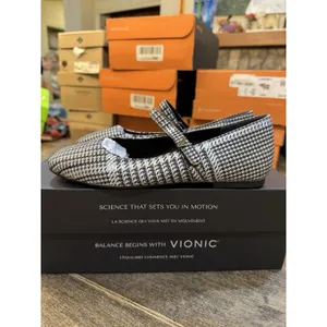 Vionic Alameda Mary Jane Women's Flats Black Suede Size 6 thumbnail 3