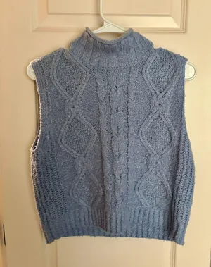 Sweater Best Aritzia Sunday Vest Light Blue thumbnail 2