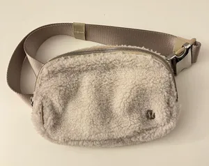 Lululemon White Sherpa Belt Bag thumbnail 1