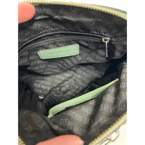 Steve Madden Sage Green Crossbody Bag Chain Detail Dome Purse Small Handbag thumbnail 10
