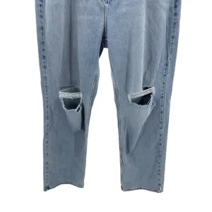 Hollister Baggy Jeans Stretch Distressed Light Wash Denim Men's 36 X 32 New thumbnail 3